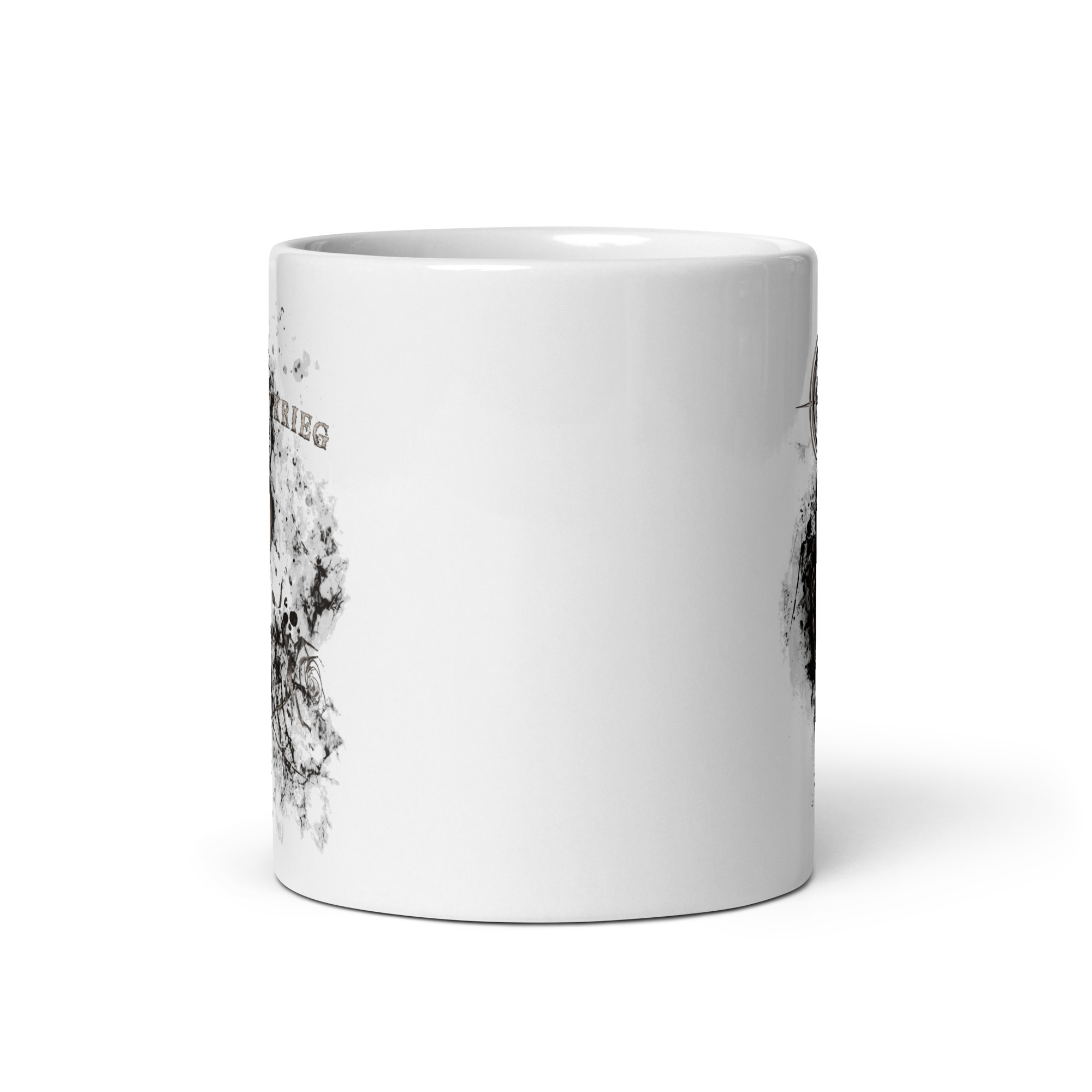 White glossy mug – Bild 4