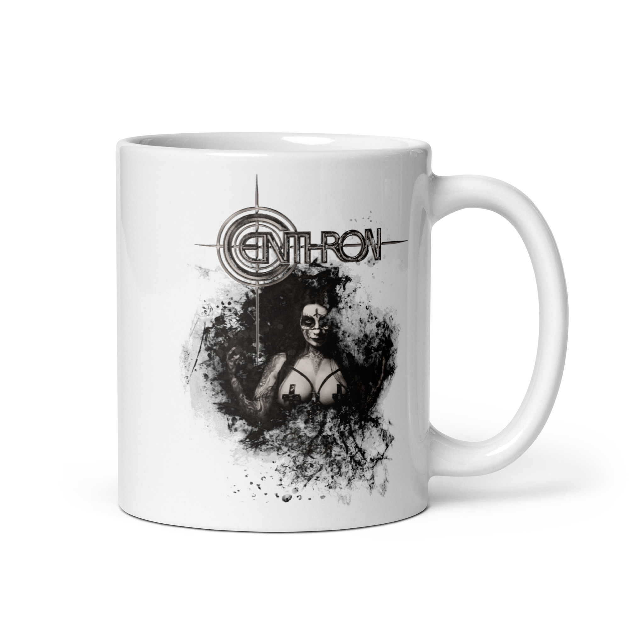 White glossy mug – Bild 2