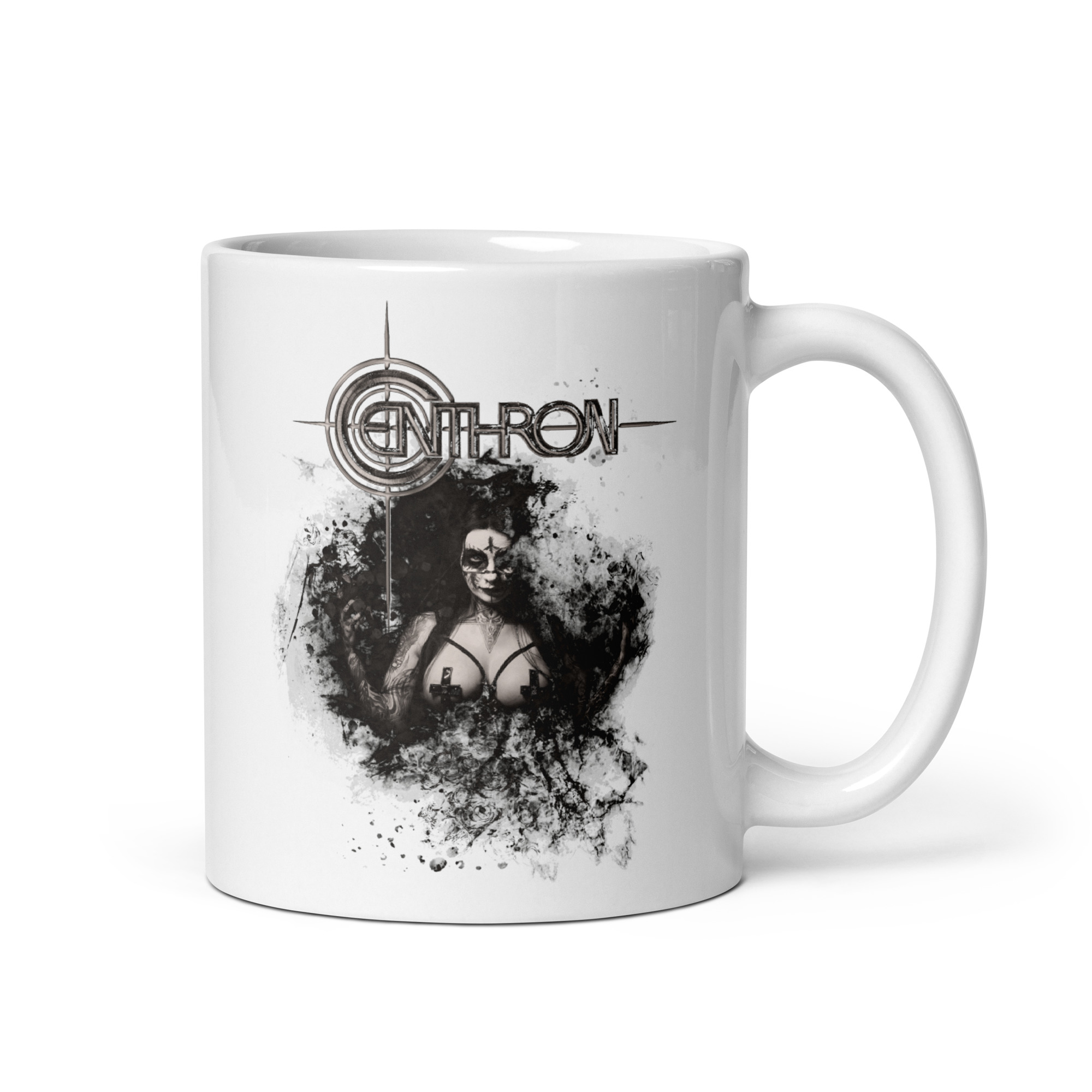 White CENTHRON Liebe ist Krieg mug – Bild 2