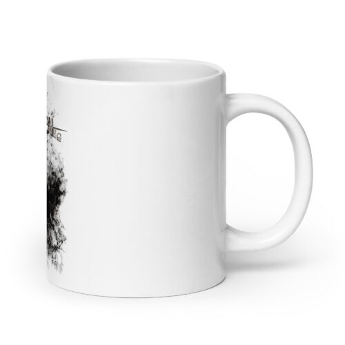 White CENTHRON Liebe ist Krieg mug