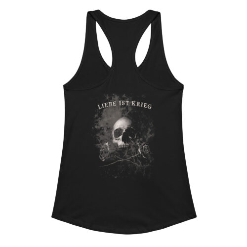 Liebe ist Krieg Women’s fitted racerback tank top